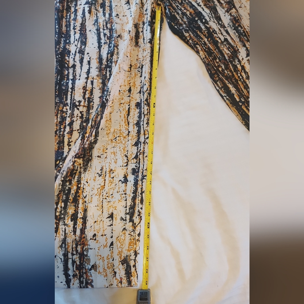Zara Multicolor Abstract Print Trousers - Picture 5 of 10
